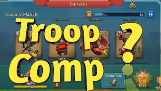 Troop Comp ? LordsMobile Solo & Rally Trap Comp ?