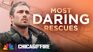 Firehouse 51 Risk Their Lives In Most Daring Rescues | Chicago Fire | NBC