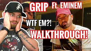 [Industry Ghostwriter] Reacts to: Grip ft. Eminem- Walkthrough! - EMINEM JUST SNAPPED OFF!