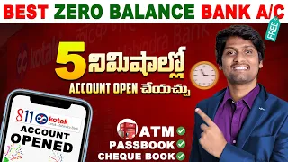 Zero Balance Kotak 811 Account Opening Online