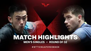 Wong Chun Ting vs Patrick Franziska | MS | Singapore Smash 2022 (R32)