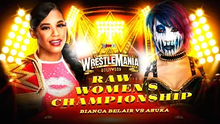 WWE 2K22 (PS5) Bianca BelAir vs Asuka (Raw Women's Championship)