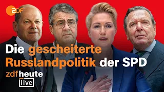 Umstrittene Russland-Politik der SPD: zu viel Nähe? | ZDFheute live