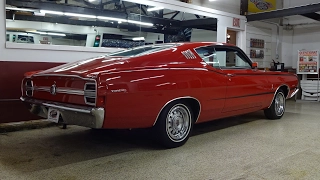 1968 Ford Torino GT in Red Paint & 428 CJ Cobra Jet Engine Sound on My Car Story with Lou Costabile