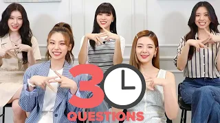 ITZYが3分で30問に回答するゲームに挑戦！（日本語字幕）ITZY Answers 30 Questions In 3 Minutes