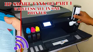 HP Smart Tank 615 Wireless Printer Part I | Unboxing, Activating and Installing #hpprinter