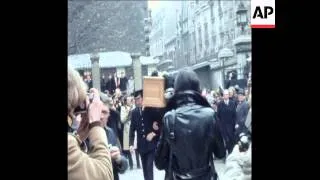 SYND01/03/71 FUNERAL OF POPULAR FRENCH ACTOR FERNANDEL