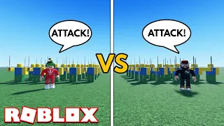 BUILDING MY BIGGEST NOOB ARMY TYCOON in ROBLOX