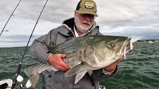 Fishing on Fire as Big Striped Bass and Bluefish Arrive!