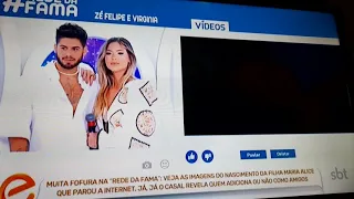 Zé Felipe e Virgínia na eliana- o nascimento de Maria Alice