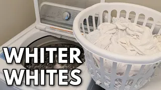 The Secret to Getting WHITE CLOTHES WHITER (Easy Stain Removal)!!