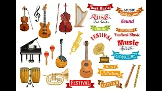 Sound of musical instruments. Музыкальные инструменты и их звучание. Часть 4. Видео для детей.