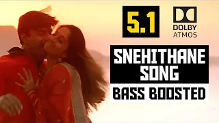 SNEHITHANE 5.1 BASS BOOSTED SONG | ALAIPAAYUTHEY | A.R.RAHMAN | DOLBY ATMOS | BAD BOY BASS CHANNEL