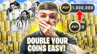 The EASIEST way to DOUBLE your coins in FIFA 23 (QUICKEST method)*trading methods & sniping filters*