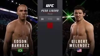 UFC on Fox 20: Edson Barboza vs. Gilbert Melendez [Simulation]