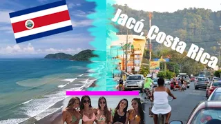 JACÓ COSTA RICA! 🇨🇷2022| Walk Tour of JACÓ COSTA RICA Beach Day to Night 4K