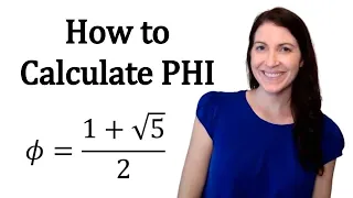 Calculate Phi (THE GOLDEN RATIO) using the Fibonacci Sequence!