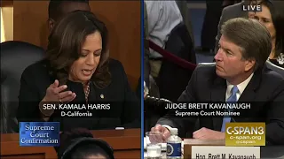 Kamala Harris Presses Brett Kavanaugh Again On Alleged Mueller Convo