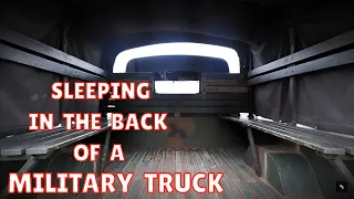 You're Sleeping in a Military Truck - Radio Chatter and Engine Sound - Sleep Ambience