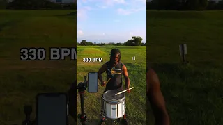 330 BPM Quadruple Stroke Roll