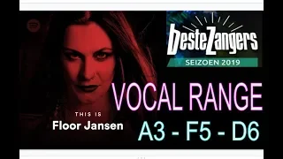 Floor Jansen's Vocal Range on Beste Zangers 2019 (Floorgasms Precaution!!!)