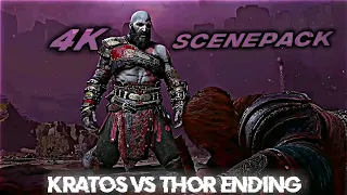 Thor Vs Kratos Ending 4K ScenePack CC + NO CC