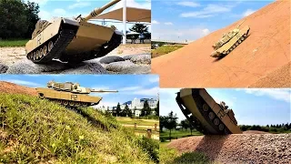 RC Tank Tamiya 1/16 M1A2 Abrams Full Option Kit Off-Road Park RUN(Music Ver)