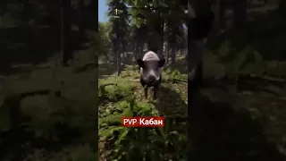 На кабана с голыми руками!