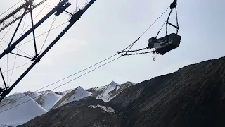 Dragline экскаватор ЭШ 20/90, УЗТМ-КАРТЭКС. Драглайн в работе, мощный вскрышной экскаватор