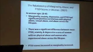 Anne Koci, Ph.D. "Health and Sexual Trauma in Women"