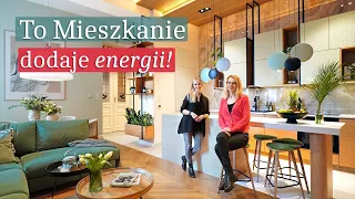 Mieszkanie w Krakowie i MEGA kuchnia! To wnętrze dodaje energii! Mieszkanie, w którym się zakochasz!