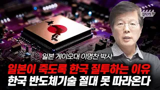 일본이 죽도록 한국 질투하는 이유, 한국 반도체기술 절대 못 따라온다 (이명찬 박사)