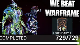 Today We Beat Warframe! Every Mastery Rank Item Leveled In Warframe!