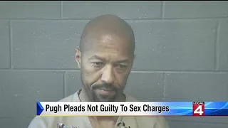 Pugh pleads not guilty to sex charges