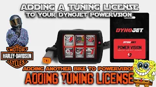 Adding Harley Tuning License to Dynojet Powervision - Tuning Multiple Bikes with One Tuner