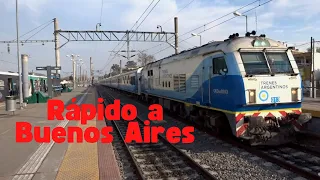 TREN 302 procedente de Mar del Plata rápido por ALEJANDRO KORN | Trenes Argentinos 2022