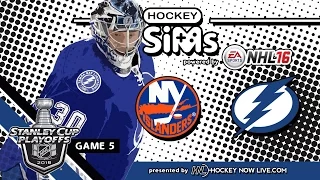 Islanders vs Lightning: Game 5 (NHL 16 Hockey Sims)