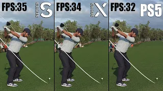 EA Sports PGA Tour | Xbox Series S vs. Series X vs. PS5 |