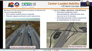 I-25 North Express Lanes, Mead to Berthoud: Project information presentation
