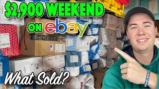 How I Made $2.9K in 2 Days Reselling on eBay & Amazon | What Sold?