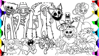 POPPY PLAYTIME CHAPTER 3 New coloring pages/ How to Color All New Monsters and Bosses /NCS