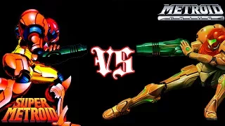 Super Metroid VS Metroid Prime (comparison)