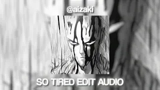 NUEKI, TOLCHONOV - SO TIRED edit audio