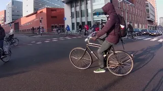 Sunny Morning Commute - Bike ride 001 - Groningen, The Netherlands