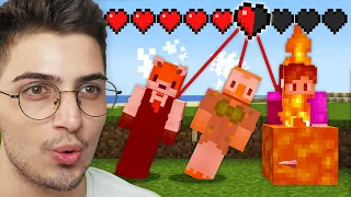 Minecraft ama AYNI CANI PAYLAŞIYORUZ!