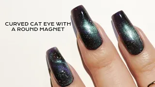 art of magnetics ✦ curved cat eye with a round magnet