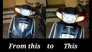 How to install hazard light switch in any scootie /bike ( Honda Activa 3g)