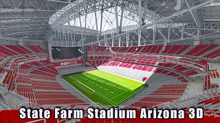 State Farm stadium Arizona USA 3 model (interior preview 2)
