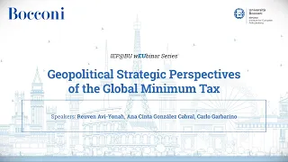 Geopolitical Strategic Perspectives​of the Global Minimum Tax​