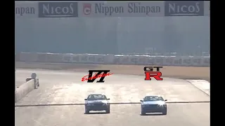 R34 GTR  VS Evo 6 Track battle!